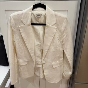 Jason Wu Ivory Embroidered Blazer